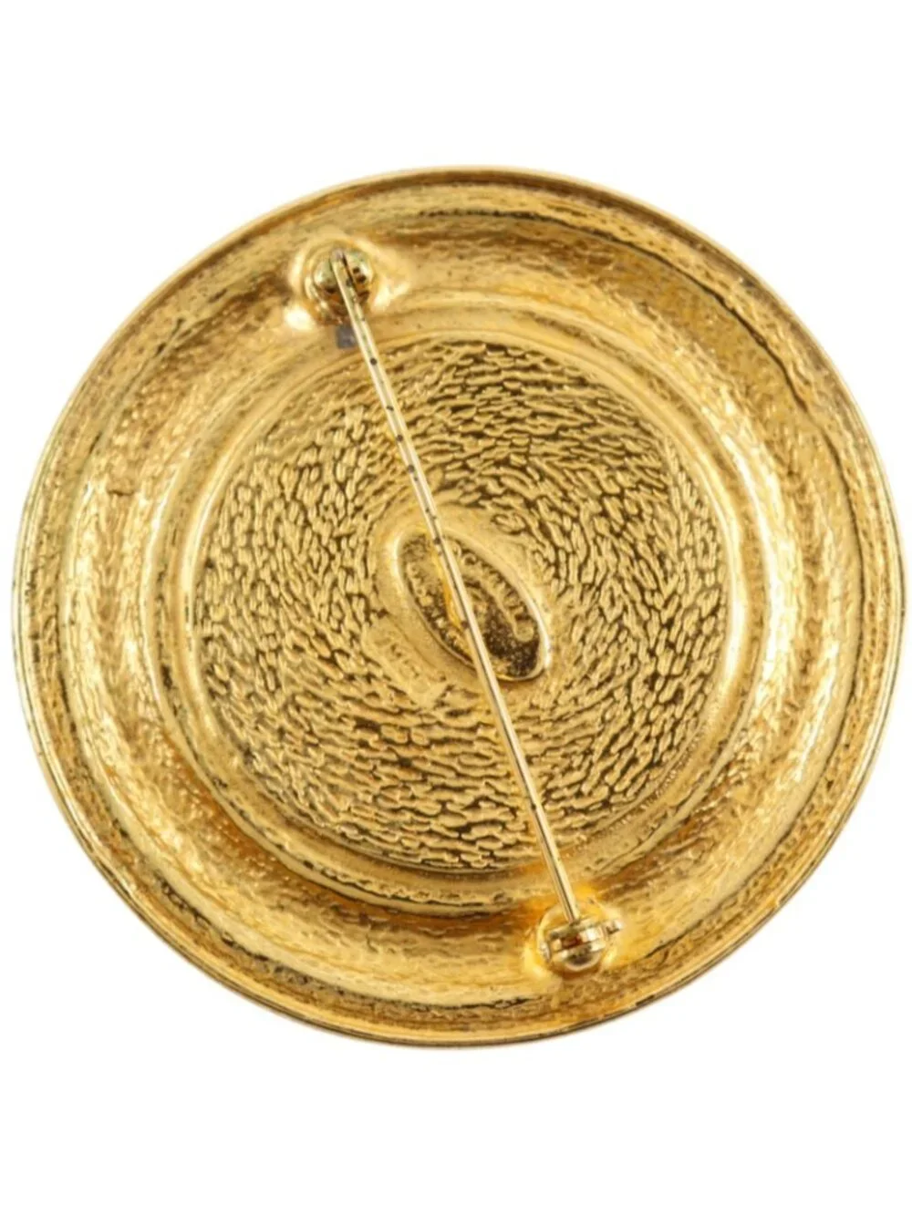 Chanel 31 Rue Cambon Vintage Gold Plated Brooch